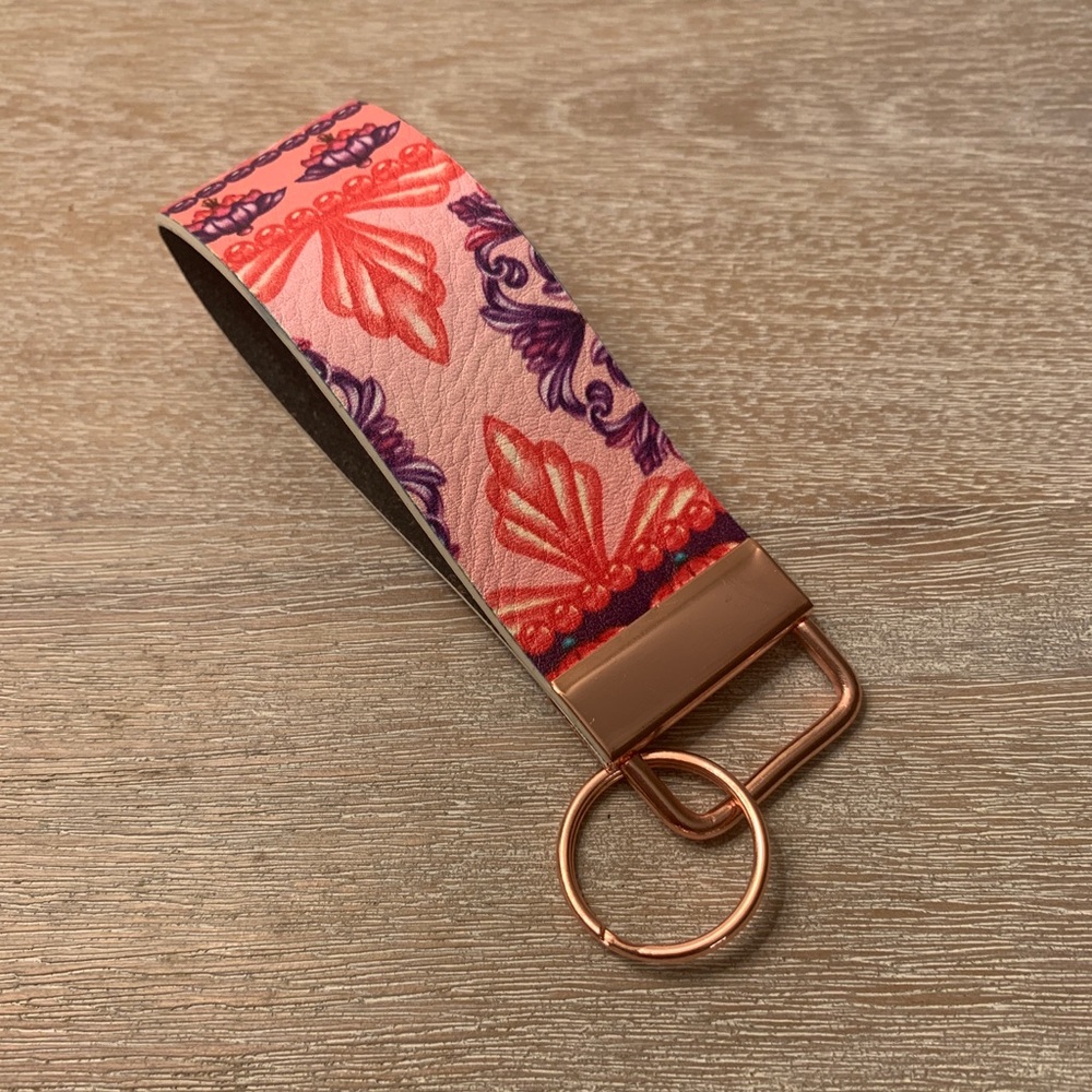 Desigual Up Cycled Belt into a Key Chain